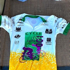 Unisex poly biking jersey- Team-in-training